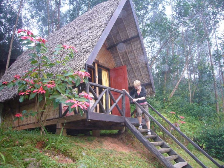 Accommodatie in Andasibe, gemoedelijke houten bungalows voor 1 of 2 personen.